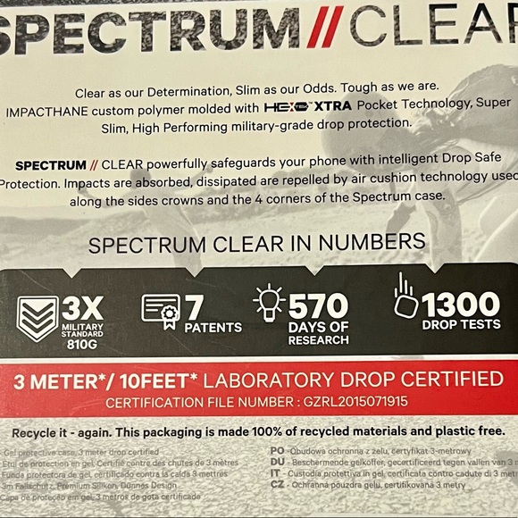 IPhone 12/12 PRO MAX CASE, Pink Clear by Spectrum-ITSKINS, Never Opened! - Picture 8 of 9